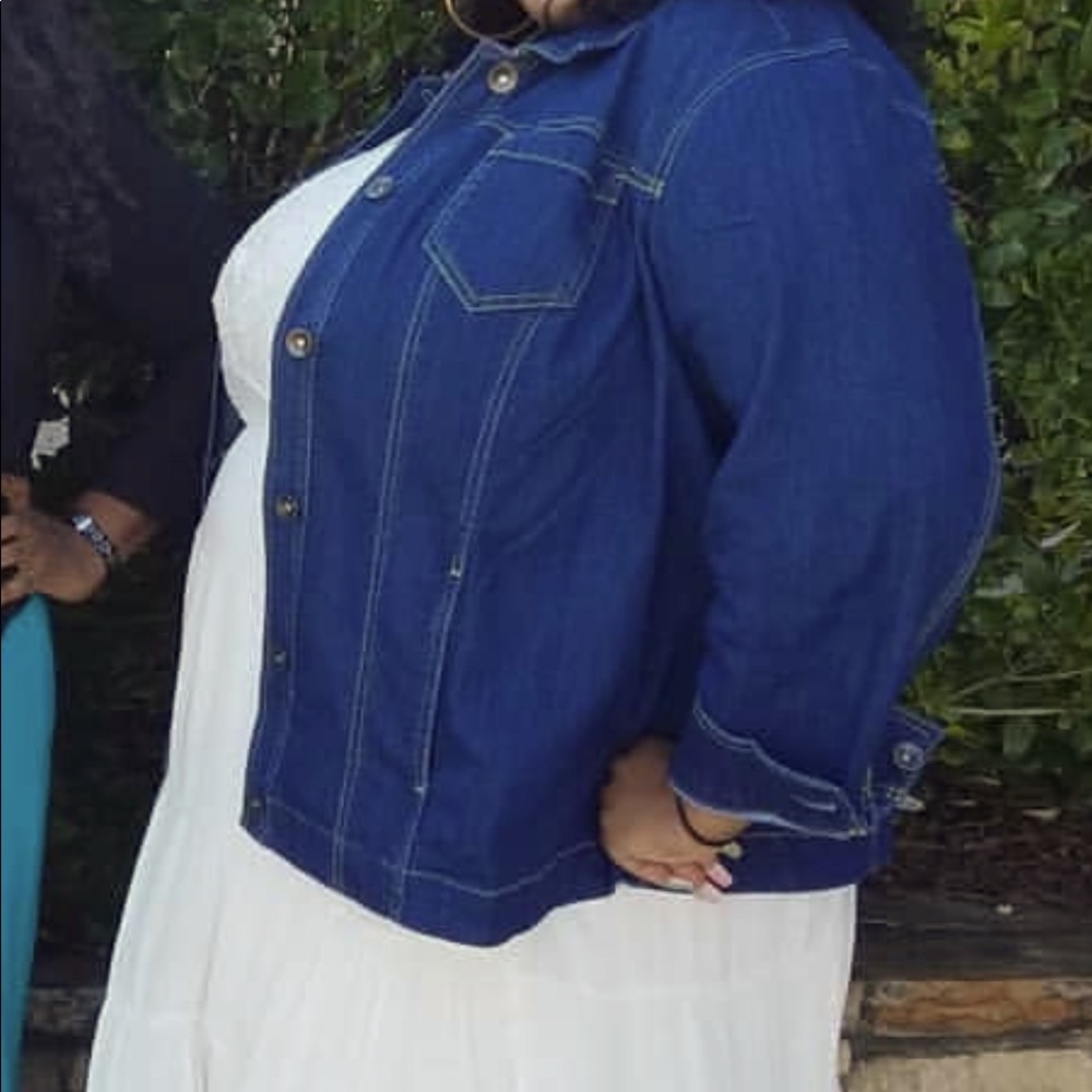 4x denim jacket